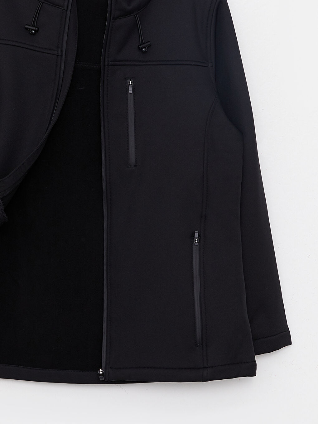 Кардиган с капюшоном, цветовой блок, с длинным рукавом, для женщин, для улицы-8