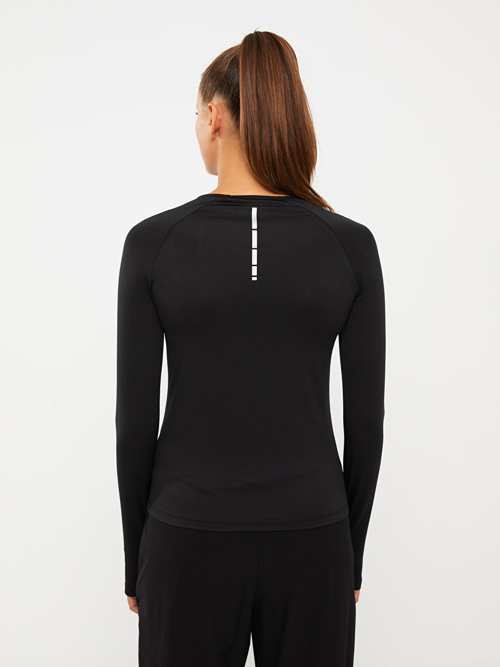 LCW OUTDOOR Crew Neck Printed Long Sleeve Women's Body -W23193Z8-CVL