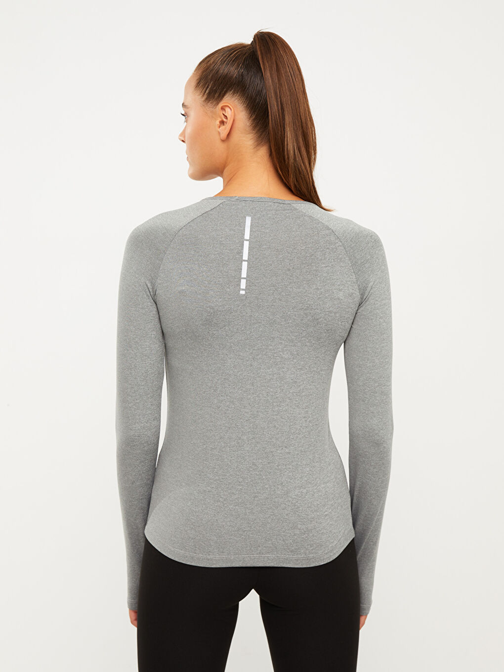 LCW OUTDOOR Crew Neck Printed Long Sleeve Women's Body -W23193Z8-LAL