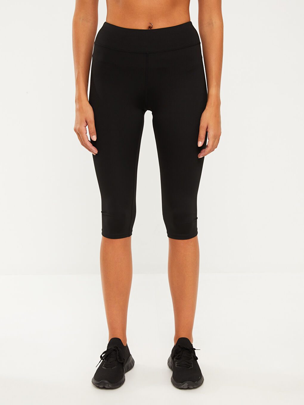 Elastic Waist Plain Outdoor Women's Leggings -W23199Z8-CVL
