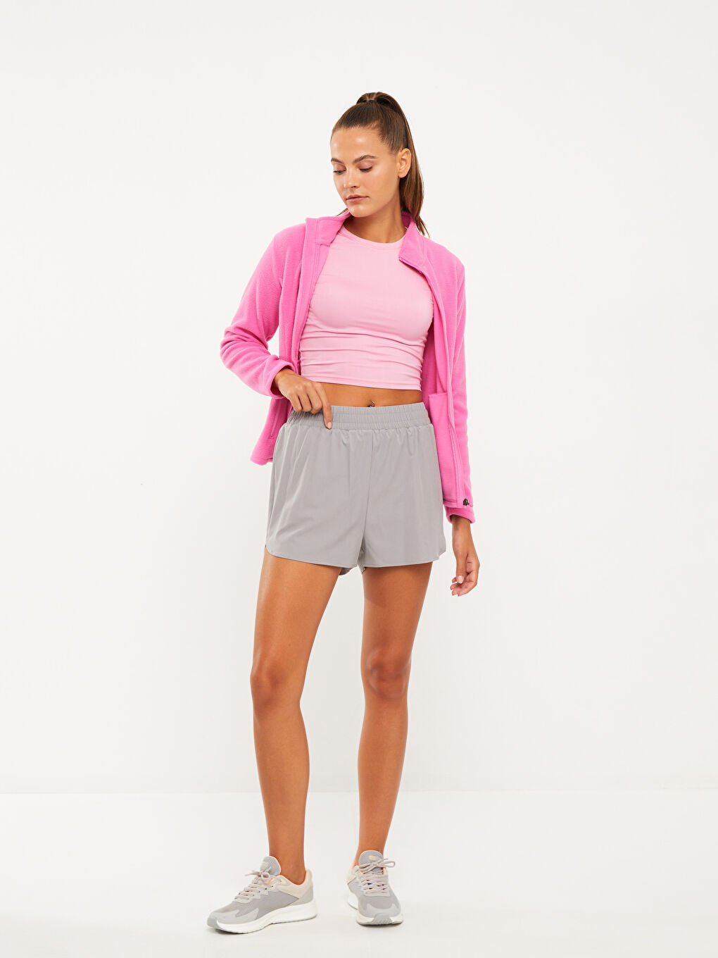 Women's Straight Elastic Waist Outdoor Shorts -W23200Z8-R0S