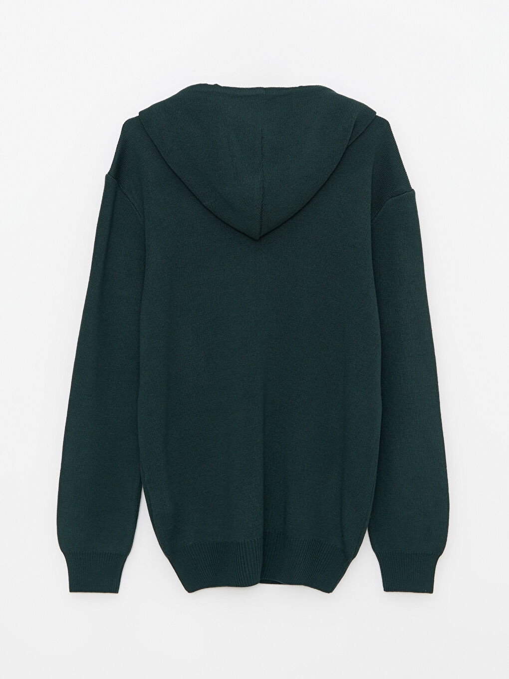 Hooded Long Sleeve Men's Tricot Sweater-6