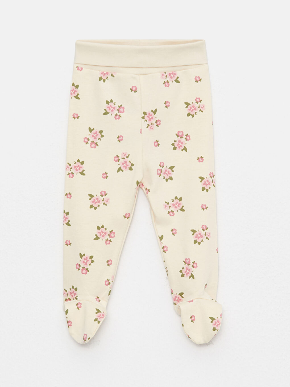 Pantalon Bébé Fille en Coton à Taille Élastique 2 Pièces-2