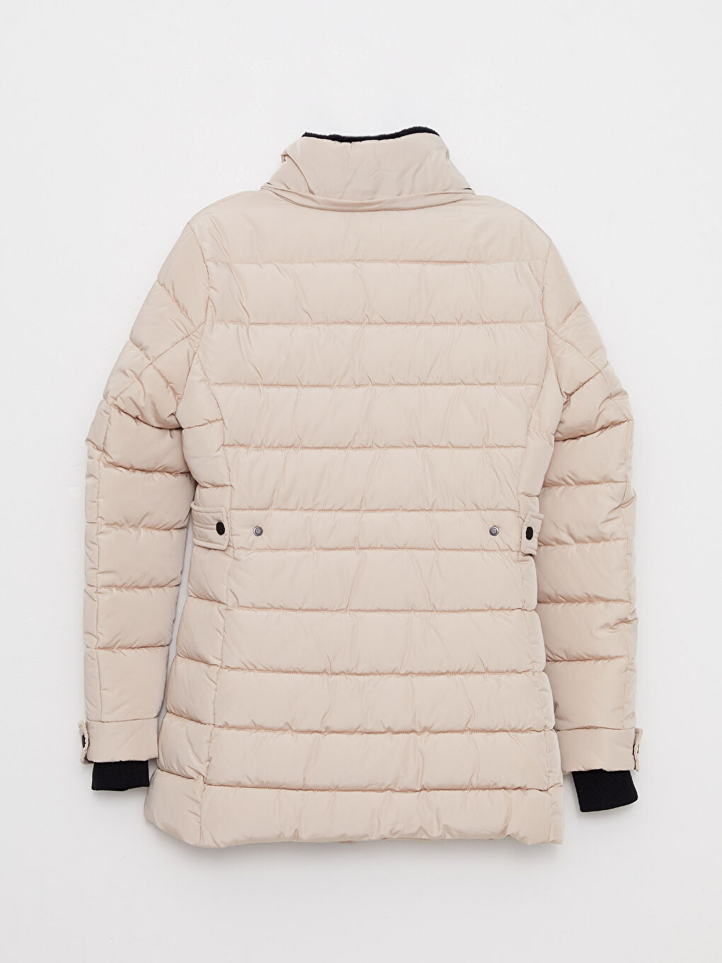 بالطو منتفخ سادة بكابوش للسيدات-8