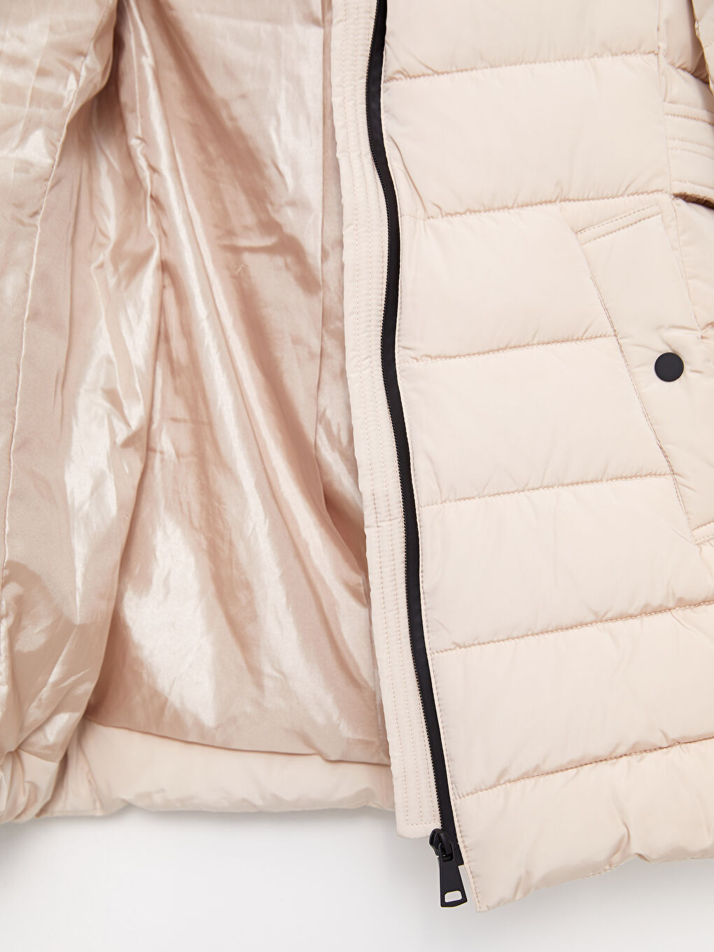 بالطو منتفخ سادة بكابوش للسيدات-9