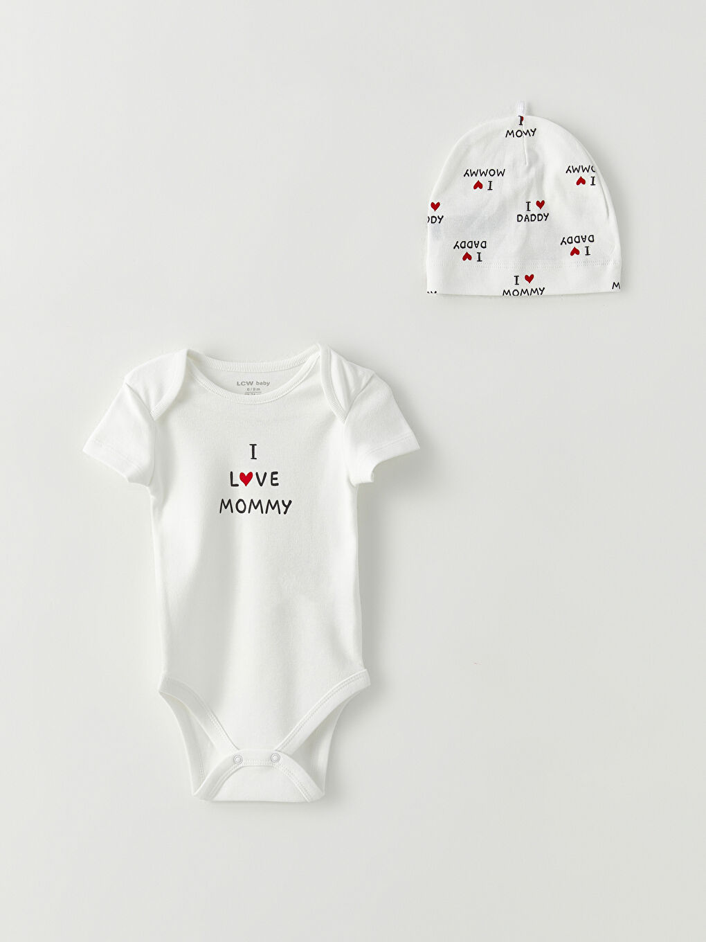 Ekru Bisiklet Yaka Baskılı Kız Bebek Hastane Çıkış Seti 3'lü-1