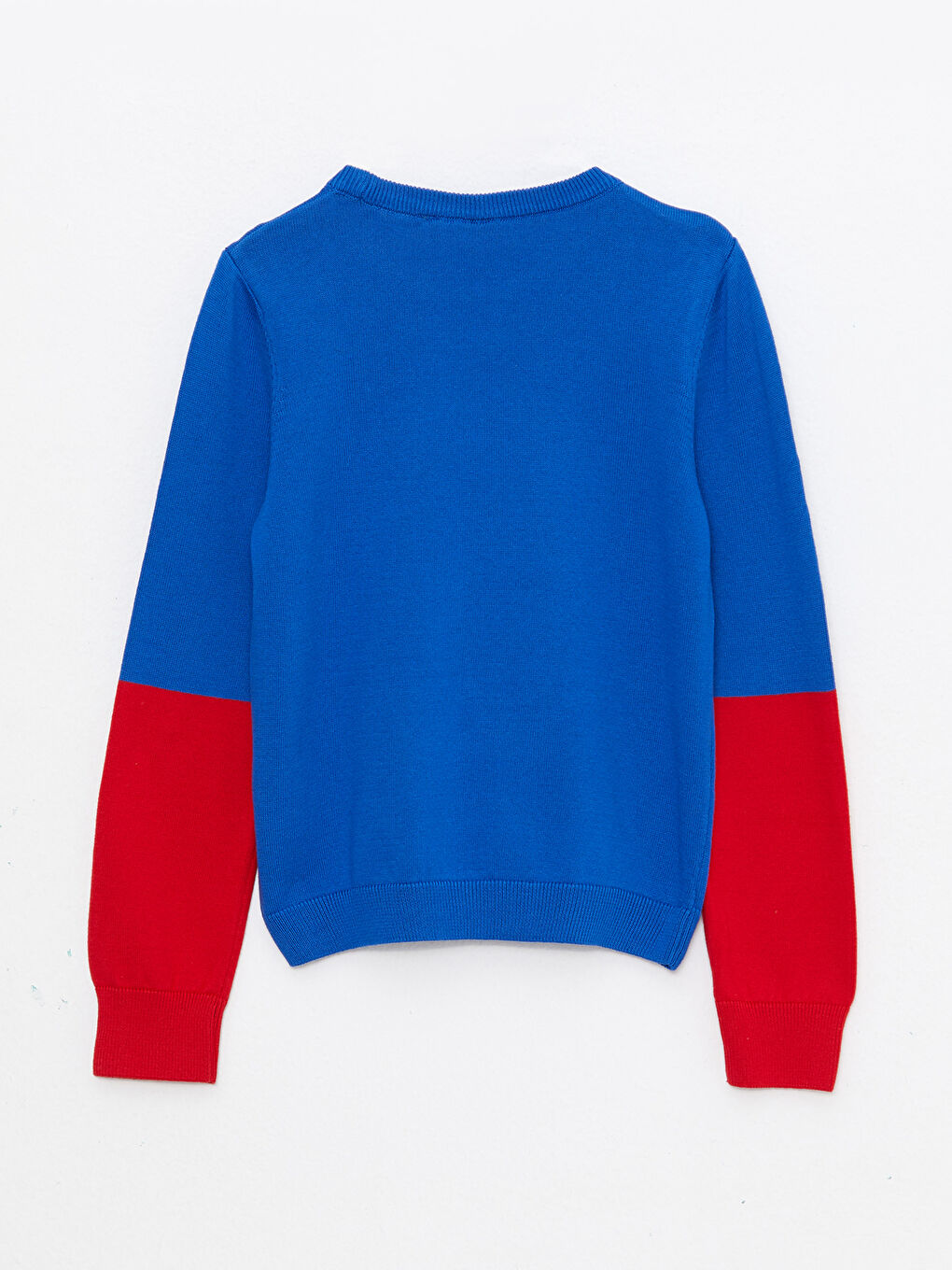 LCW Kids Crew Neck Spider-Man Patterned Long Sleeve Boys' Knitwear Sweater -W23272Z4-JUF