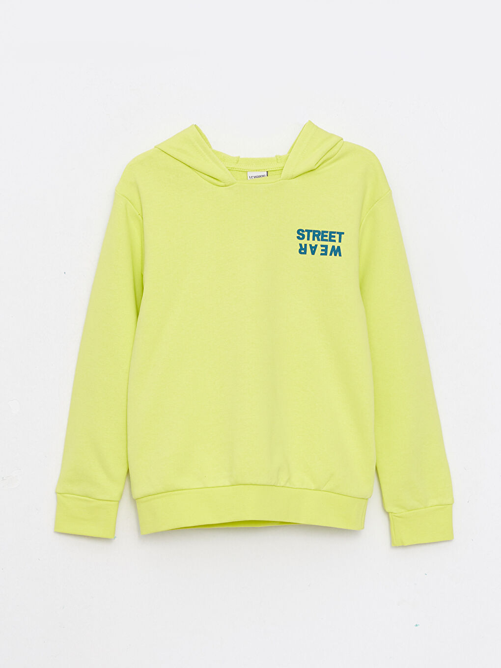 LCW Kids Hooded Printed Long Sleeve Boys' Sweatshirt -W23305Z4-FVK