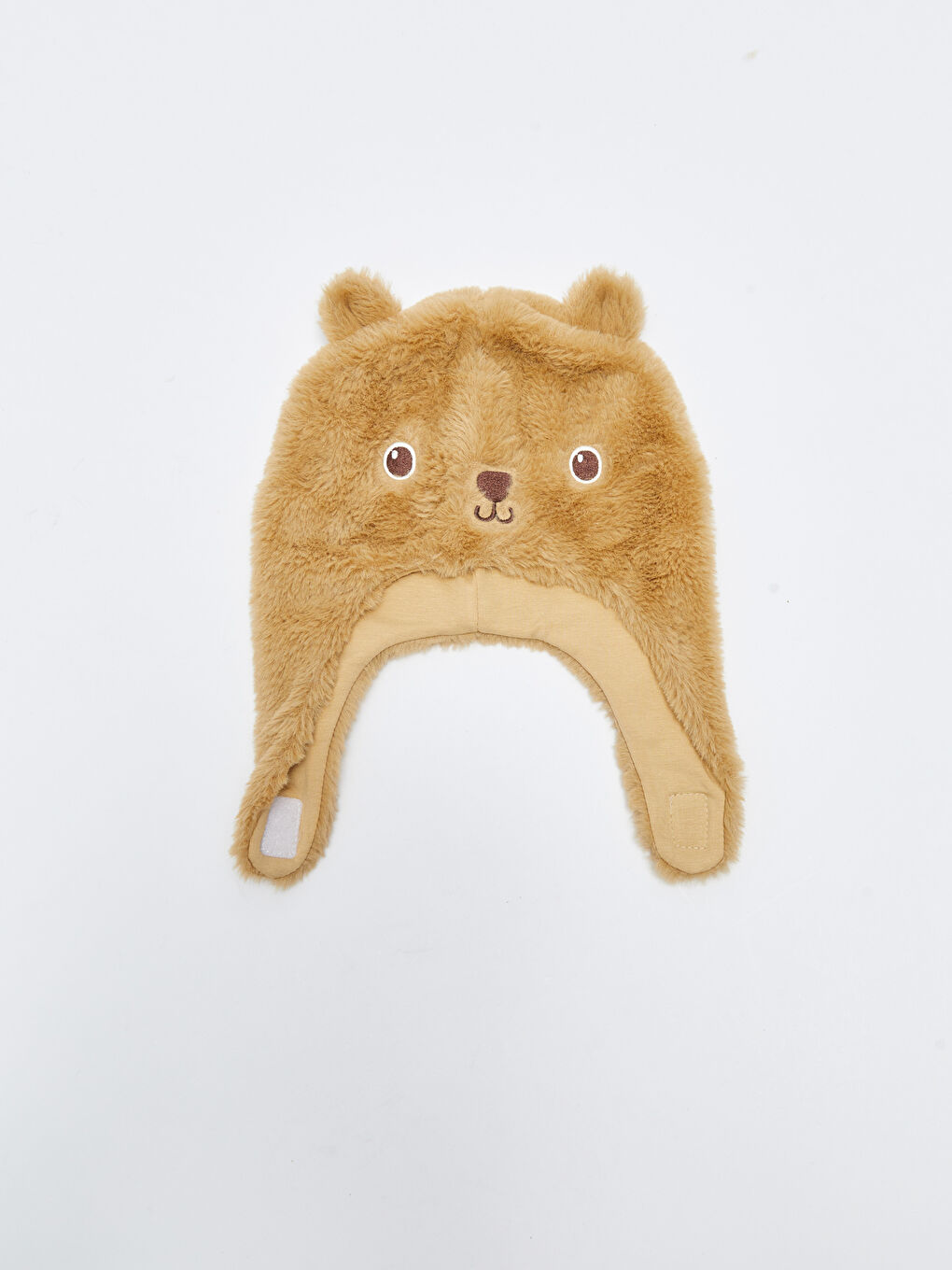 LC Waikiki Embroidered Detail Baby Boys' Plush Beanie -W23344Z1-GGL