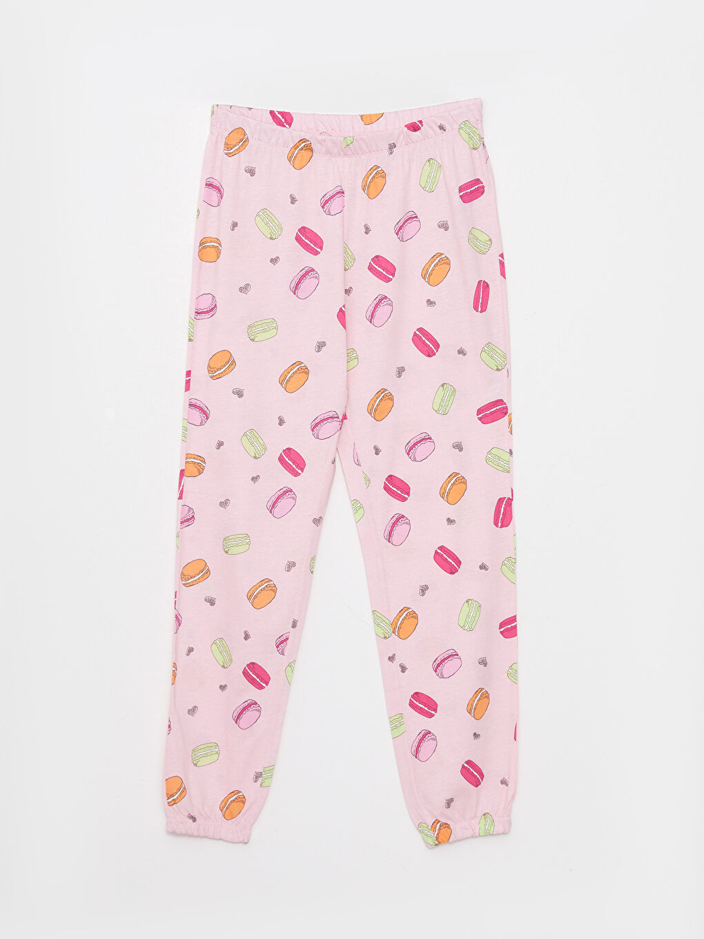 Crew Neck Printed Short Sleeve Cotton Women's Pajama Set-7