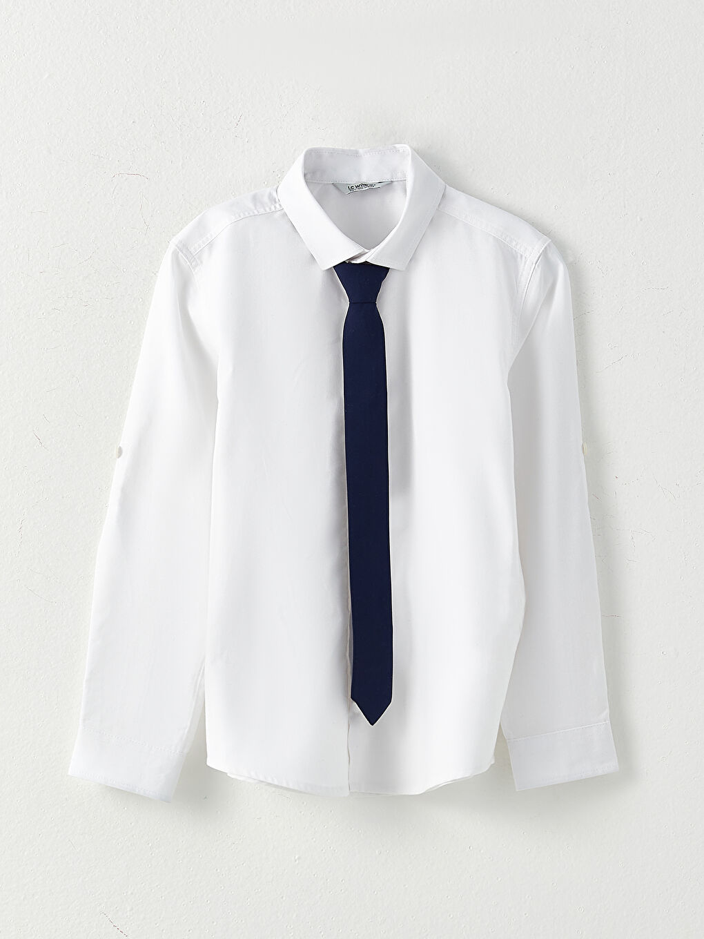 Osnovna Dugačka Popelin Dječja Košulja i Kravata