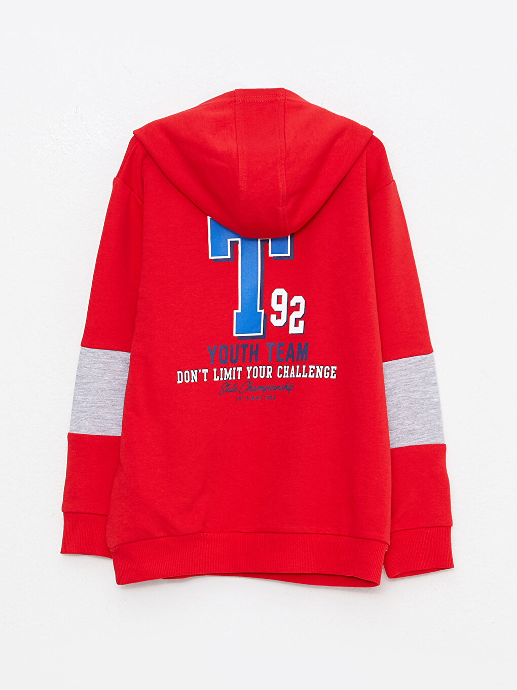 Толстовка с капюшоном, с принтом, с длинным рукавом, для мальчиков-1