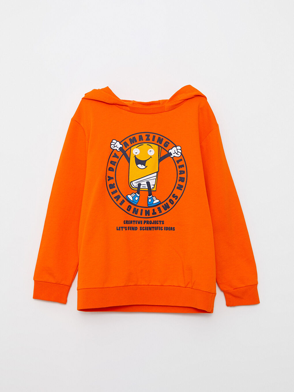 LCW Kids Okulun Favorisi Rengarenk Baskılı Sweatshirt -W23442Z4-KYD