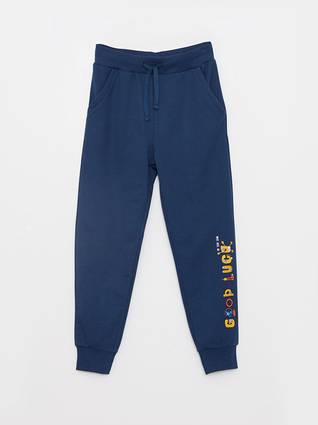 Elastic Waist Printed Boys' Jogger Sweatpants