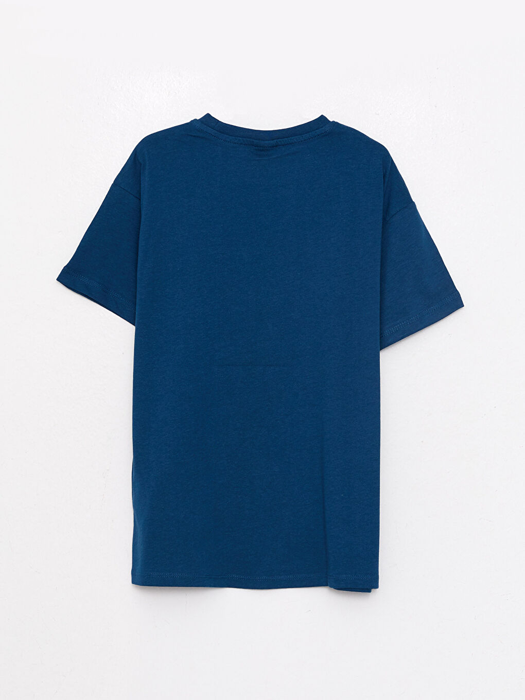 Crew Neck New Year Themed Short Sleeve Cotton Boy T-shirt-1