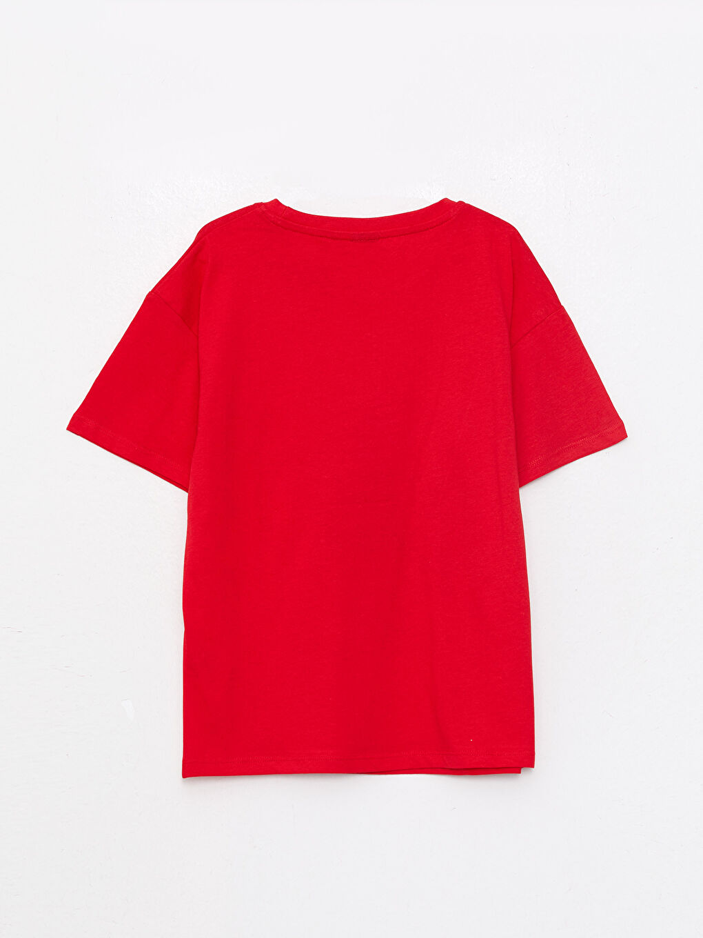 LCW Kids Crew Neck New Year Themed Short Sleeve Cotton Boy T-shirt -W23457Z4-HC3