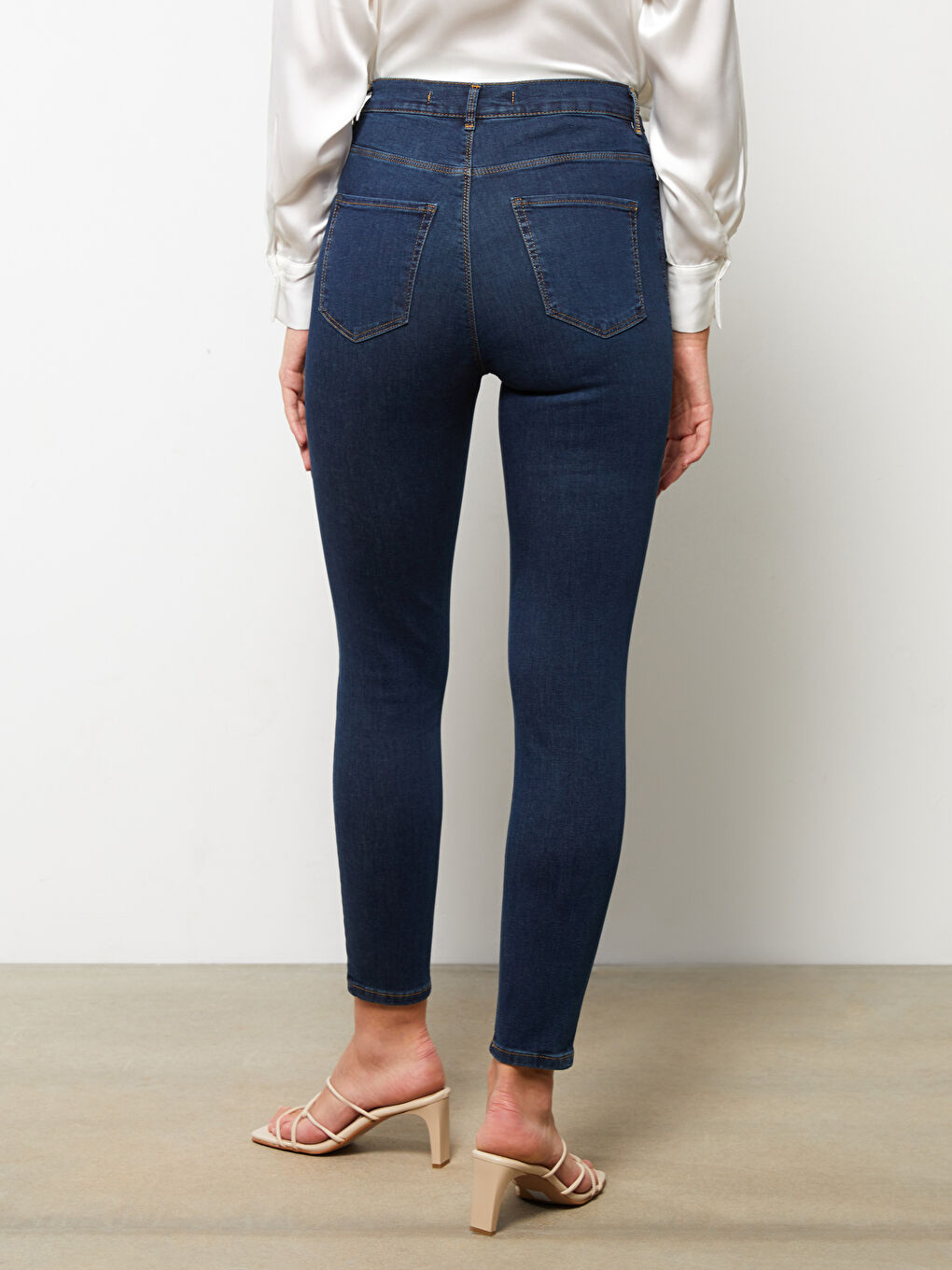 İndigo Mercury Skinny Fit Düz Cep Detaylı Kadın Jean Pantolon-4