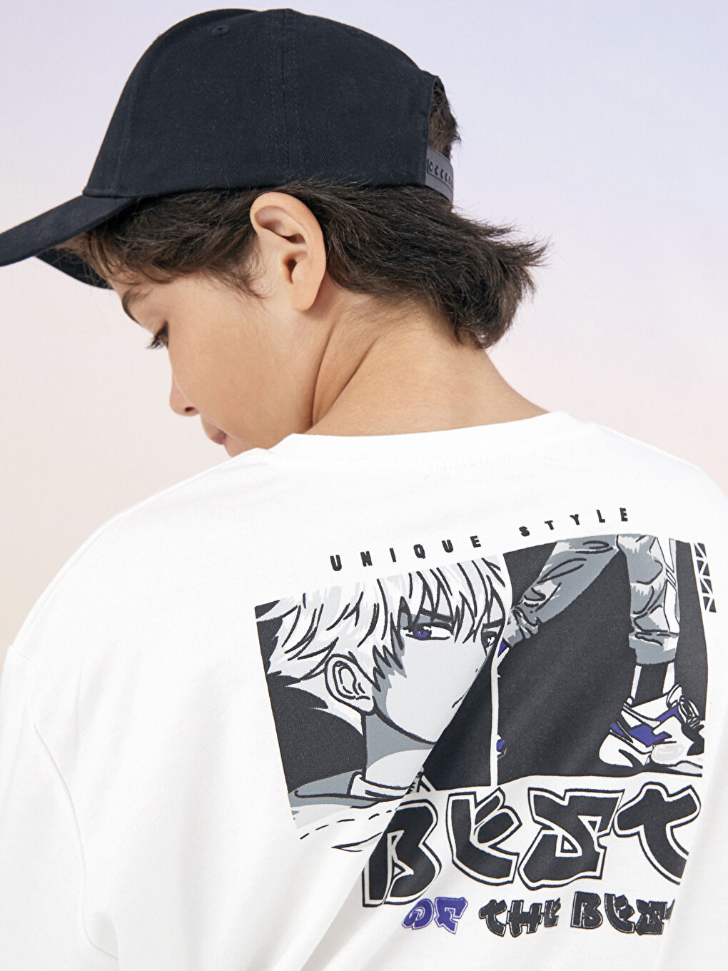 Crew Neck Printed Long Sleeve Boys' Sweatshirt-3