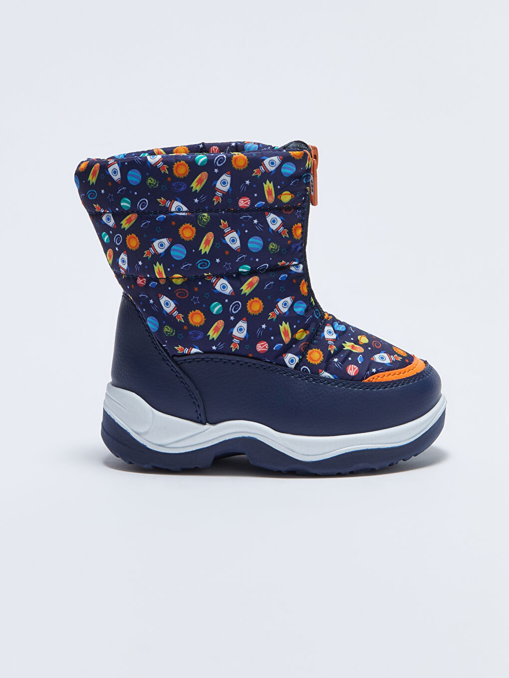 Принтті сырмалы ұл бала қар етігі-1