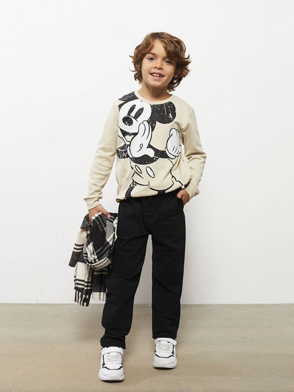 LCW Kids Yeni Siyah Basic Gabardin Erkek Çocuk Pantolon