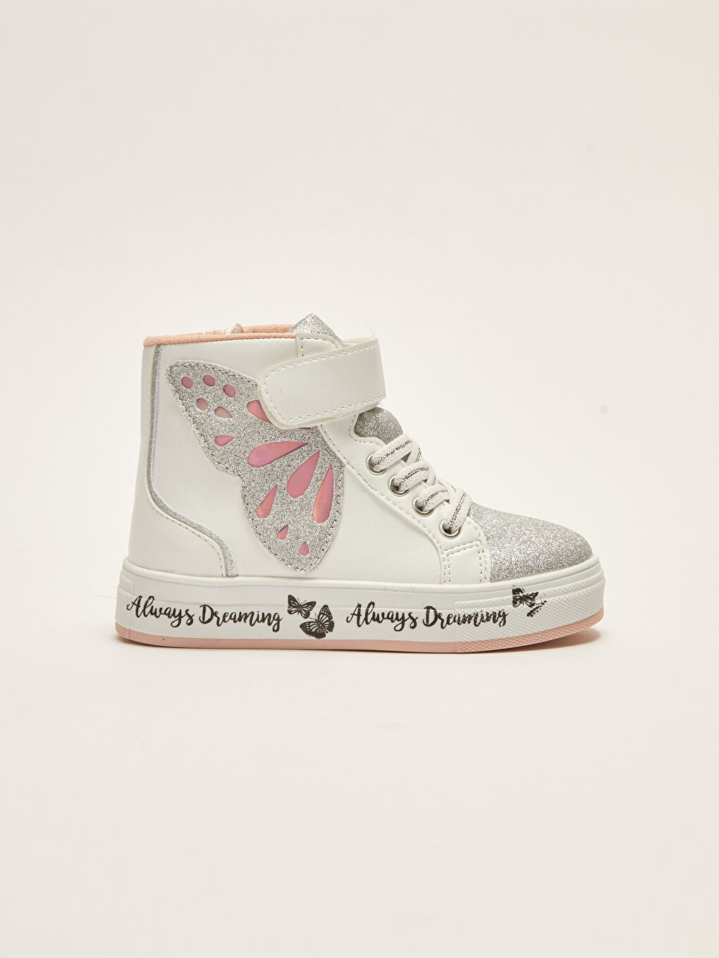 Кроссовки для девочек с принтом-1