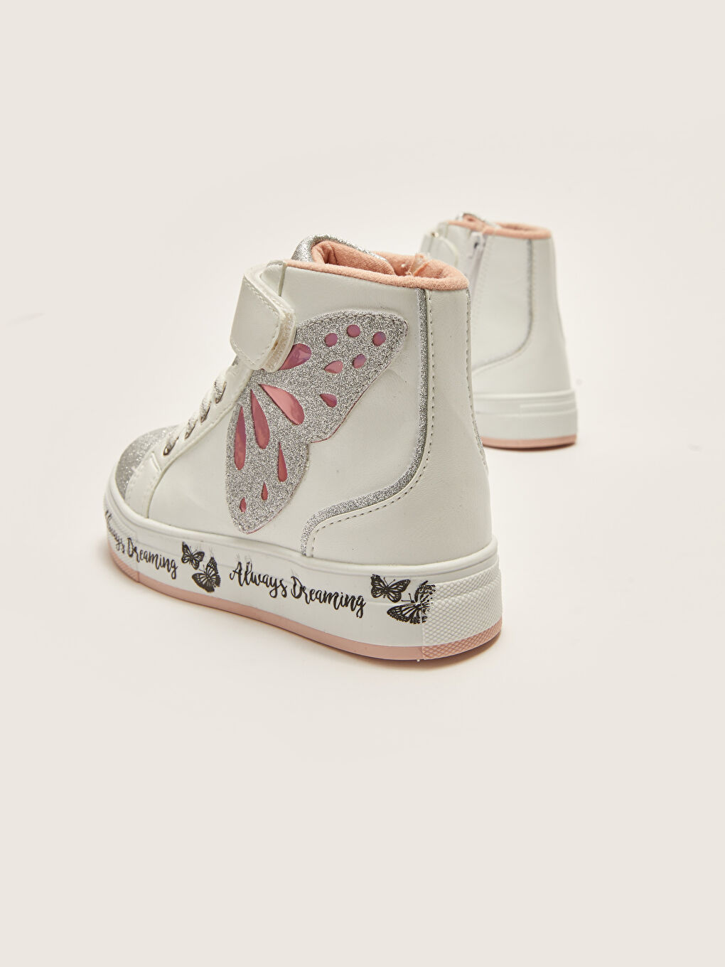 Кроссовки для девочек с принтом-4