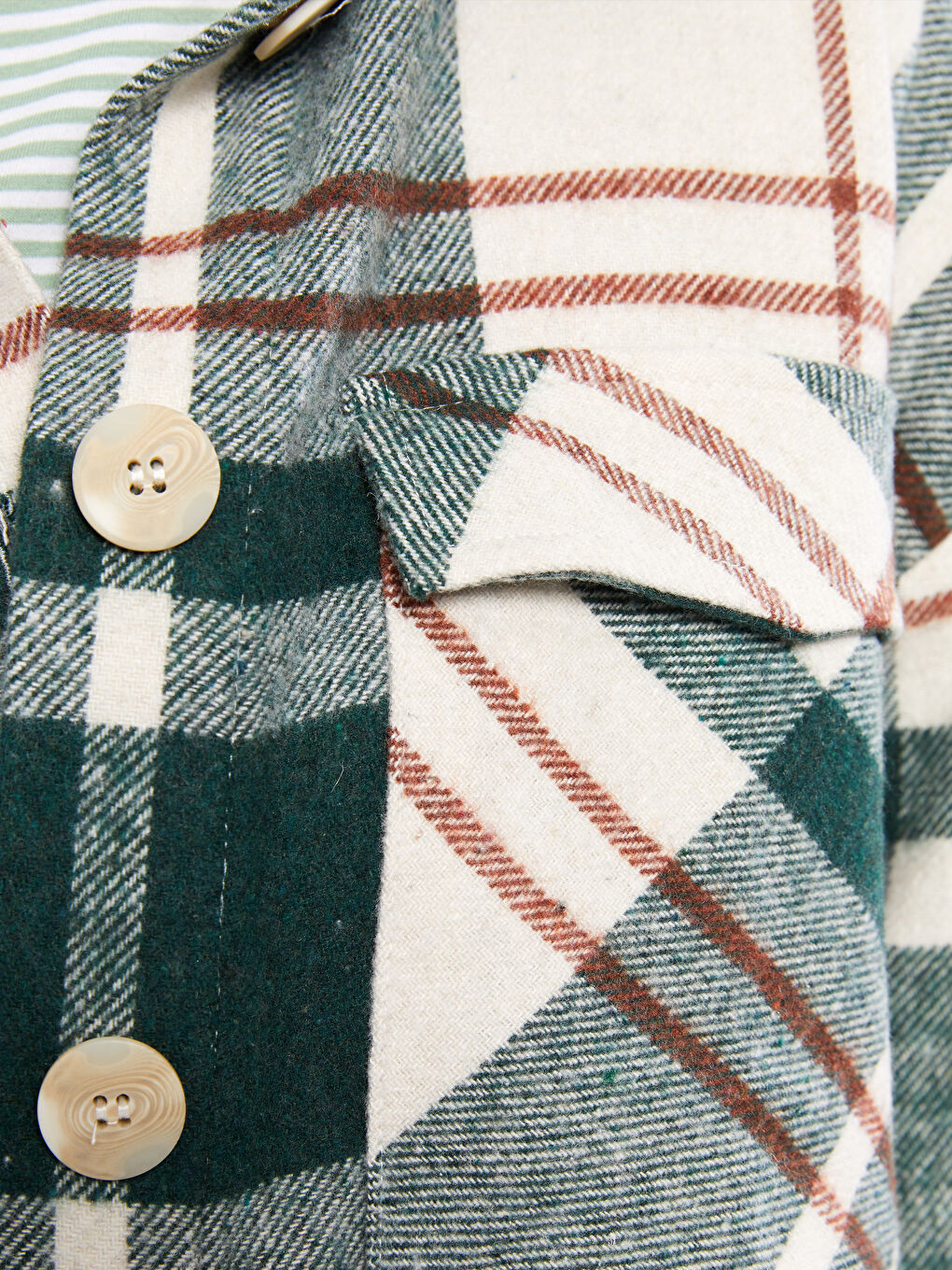 waさま確認ページ♡ LCW Vision Plaid Long Sleeve Flannel Oversize Women's