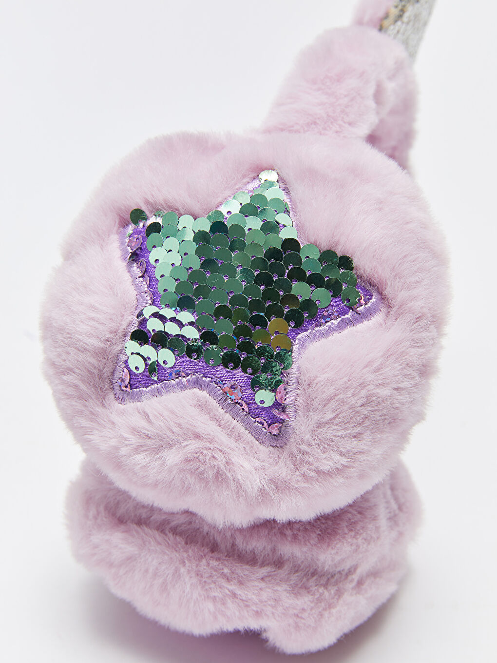 Ακουστικά Βελούδινα Με Σχέδια Αστέρι Με Παγιέτες Για Κορίτσια-3