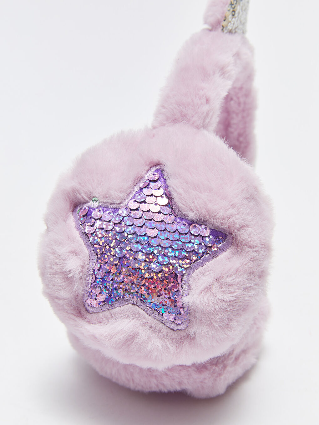 Ακουστικά Βελούδινα Με Σχέδια Αστέρι Με Παγιέτες Για Κορίτσια-2