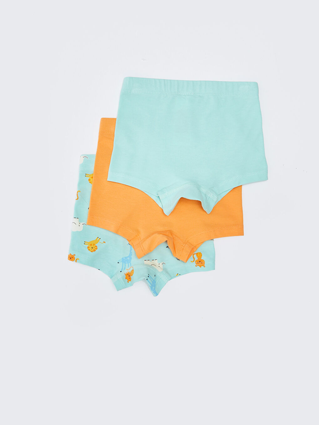 Elastic Waist Cotton Baby Boy Boxer 3 Pieces -W23615Z1-LRL