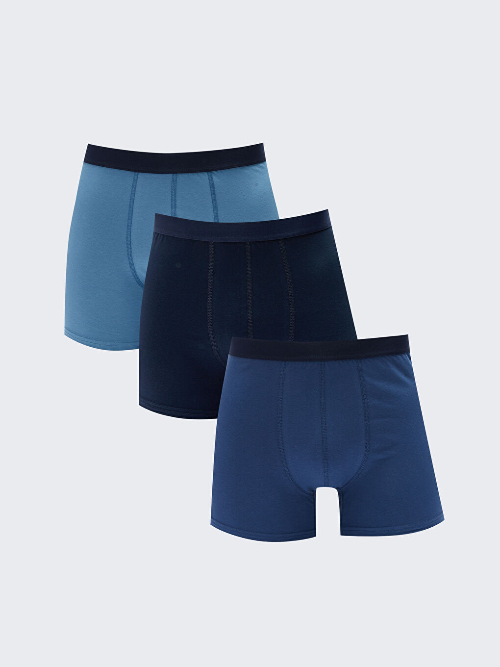 LC WAIKIKI Oversize Flexible Stoff Herren Boxershorts 3er-Pack -W23624Z8-H9N