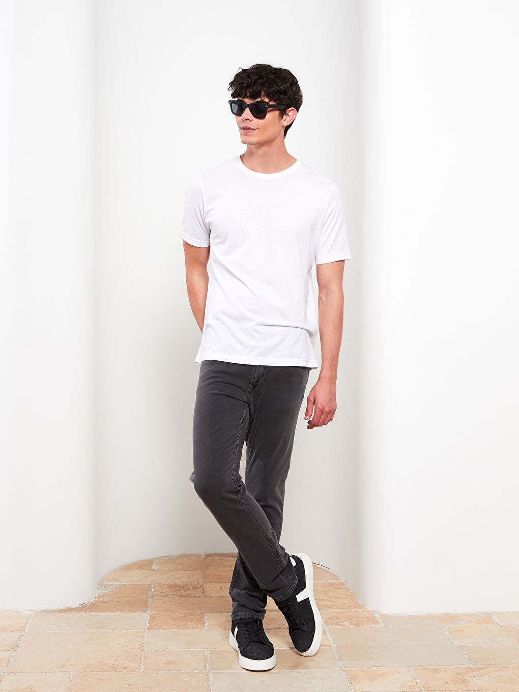 Gri 779 Regular Fit Erkek Jean Pantolon-1