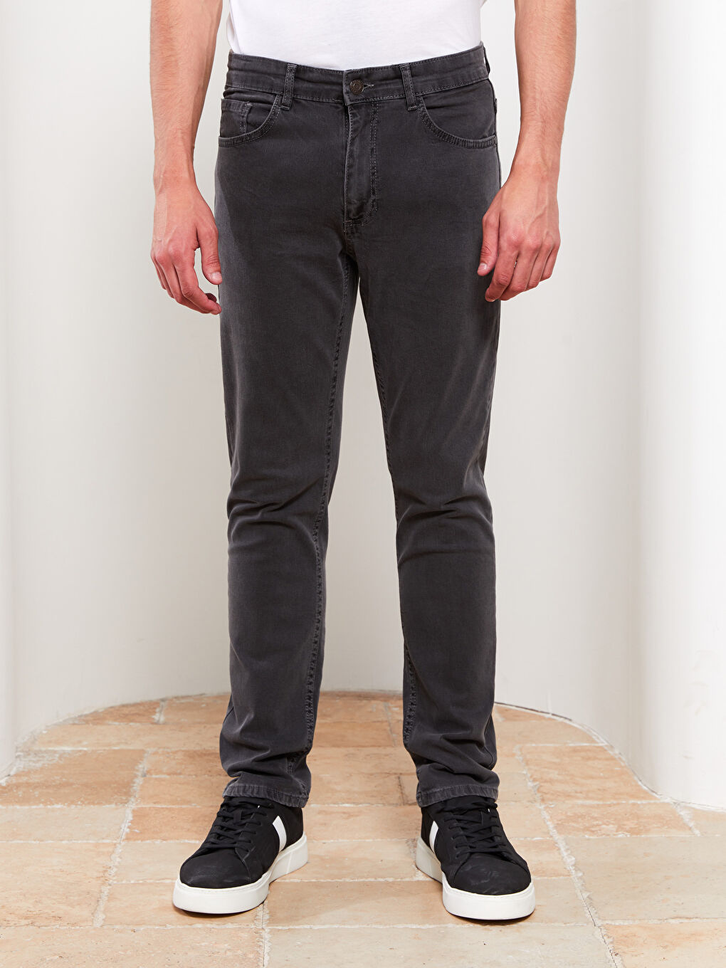 Gri 779 Regular Fit Erkek Jean Pantolon-3