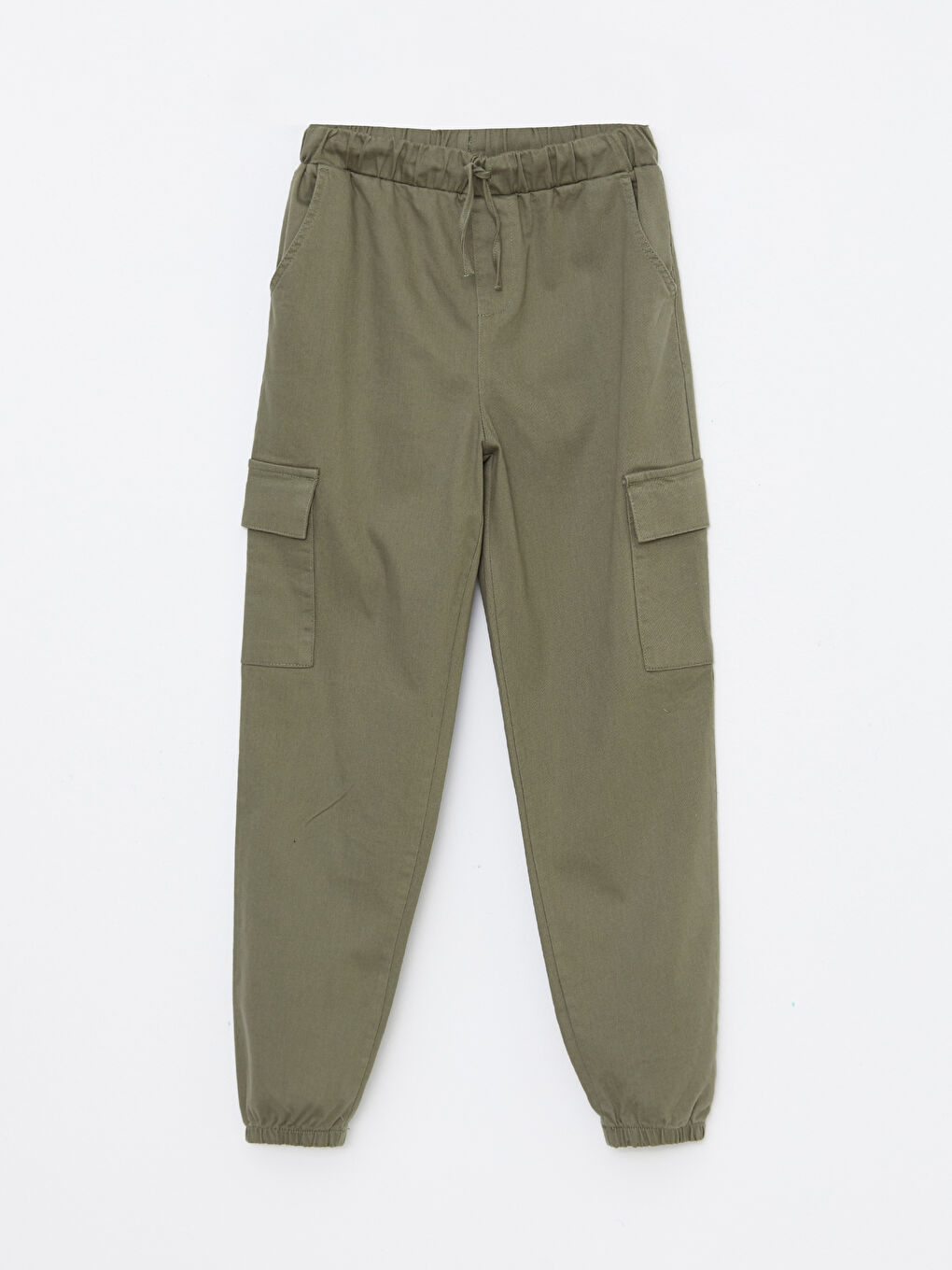 LCW Kids Elastischer Bund Basic Gabardine Mädchen Jogger Cargo Hosen -W23652Z4-GYA