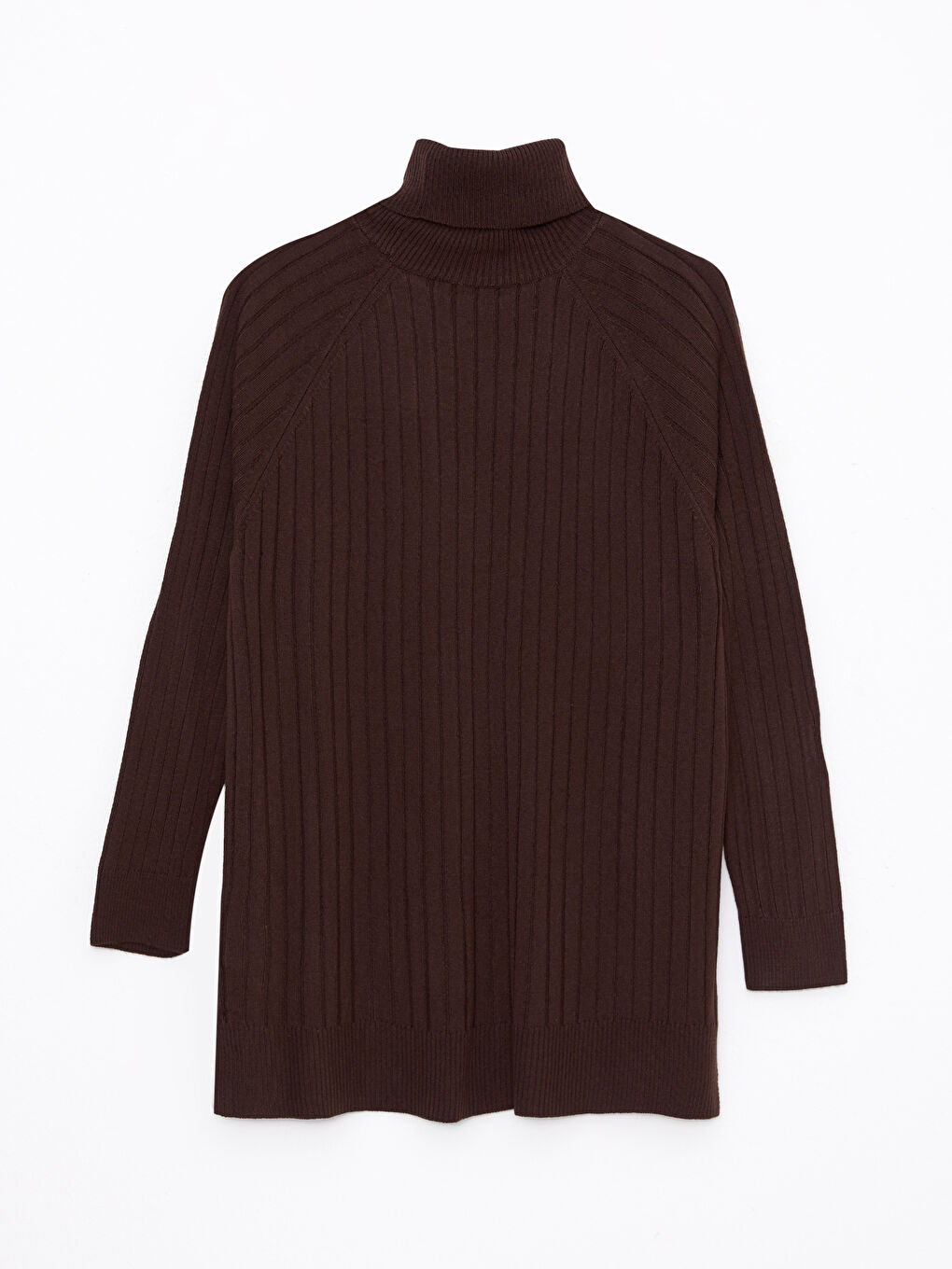 LCW Modest Rollkragen Schlichte Langarm Damen Strick Tunika -W23656Z8-RWX