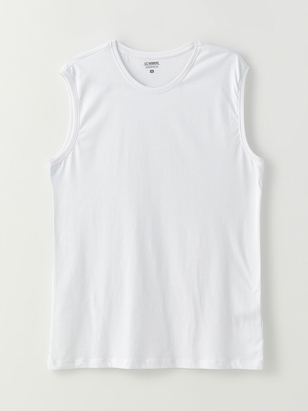 Crew Neck Sleeveless Cotton Men's Vest-5