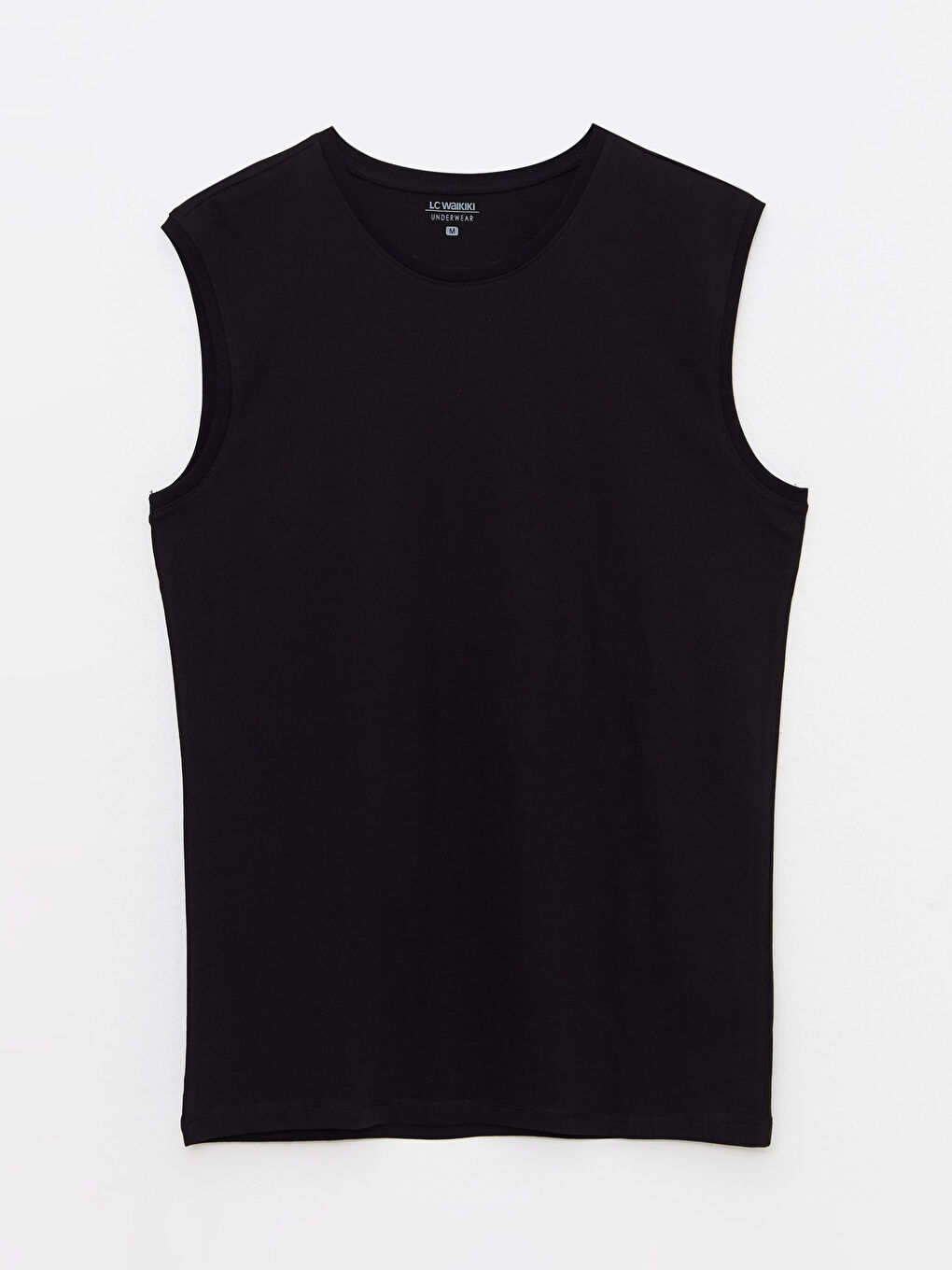 Crew Neck Sleeveless Cotton Men's Vest-5