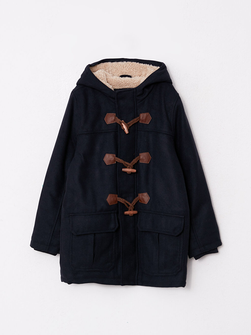 Пальто с капюшоном для мальчиков из каше-3