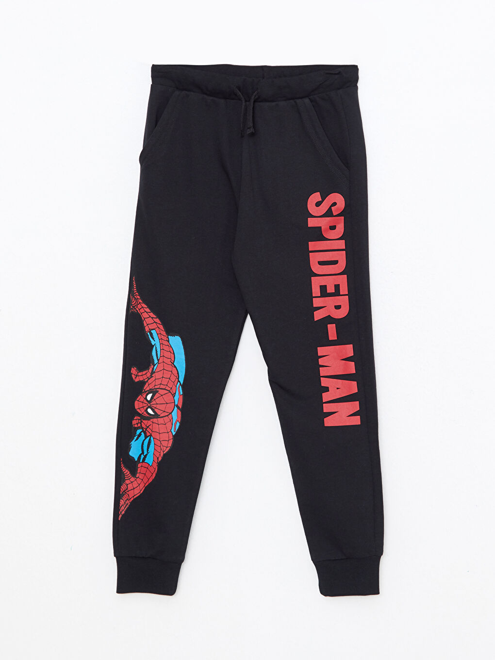 Elasticated Waist Spider-Man Printed Boys' Jogger Sweatpants