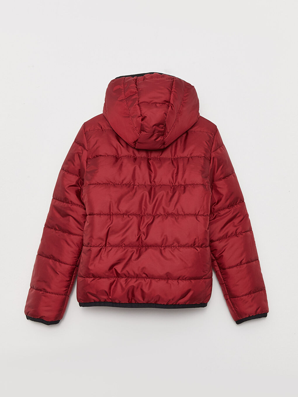 Hooded Basic Boy Puffer-1