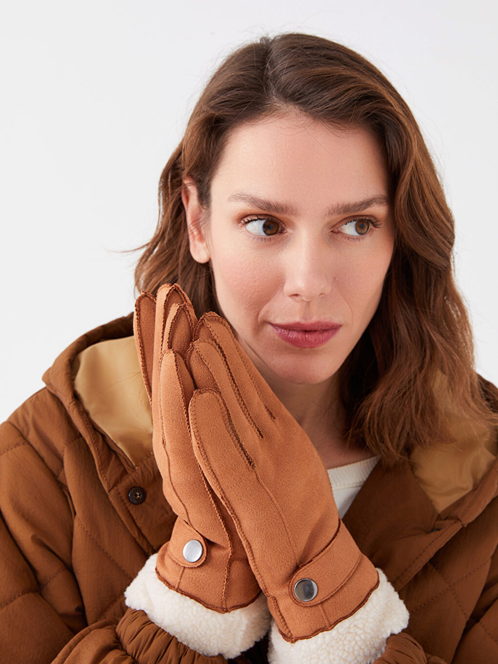 Suede Look Women's Gloves