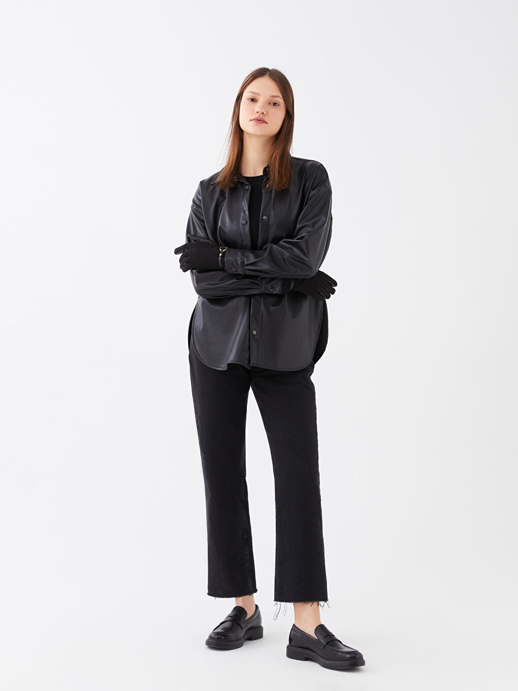 LCW ACCESSORIES Wildleder-Look Handschuhe für Damen -W23741Z8-HEG