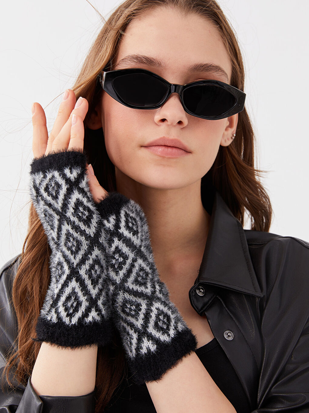 LCW ACCESSORIES Дамски Ръкавици С Принт -W23746Z8-HEG