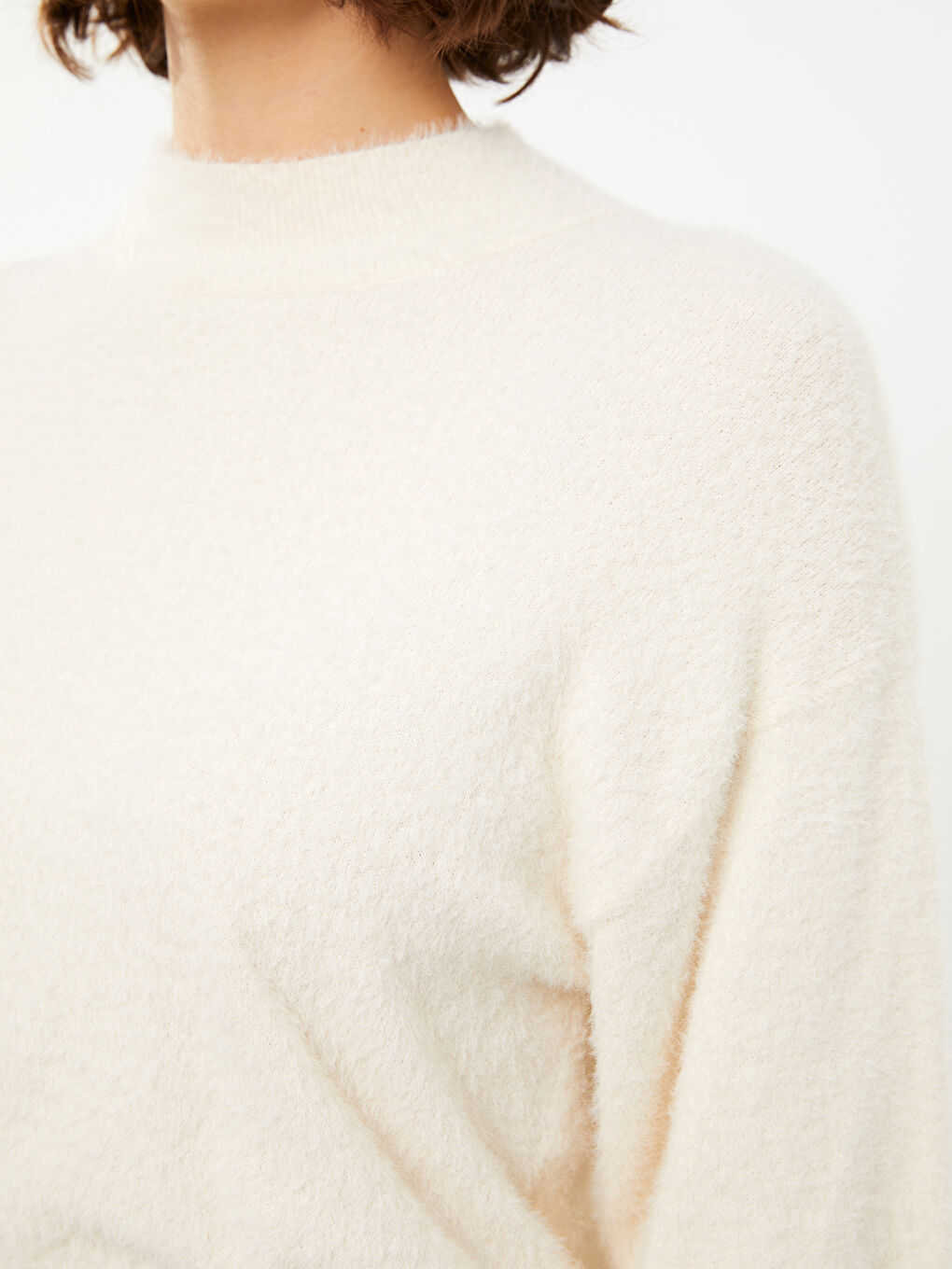XSIDE Rundhalsausschnitt Schlicht Langarm Damen Strickpullover -W23747Z8-QB3