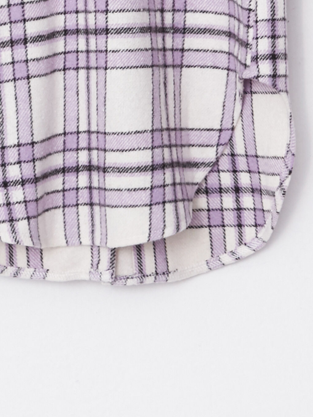 Plaid Long Sleeve Girl Tunic-2