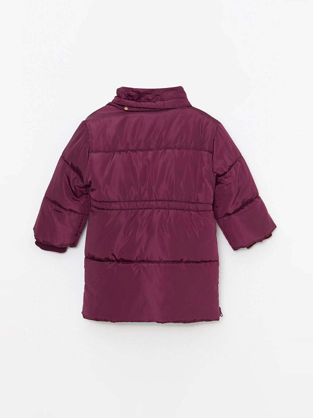 Капюшонды ұзын жеңді негізгі қыз балаға арналған пальто-2