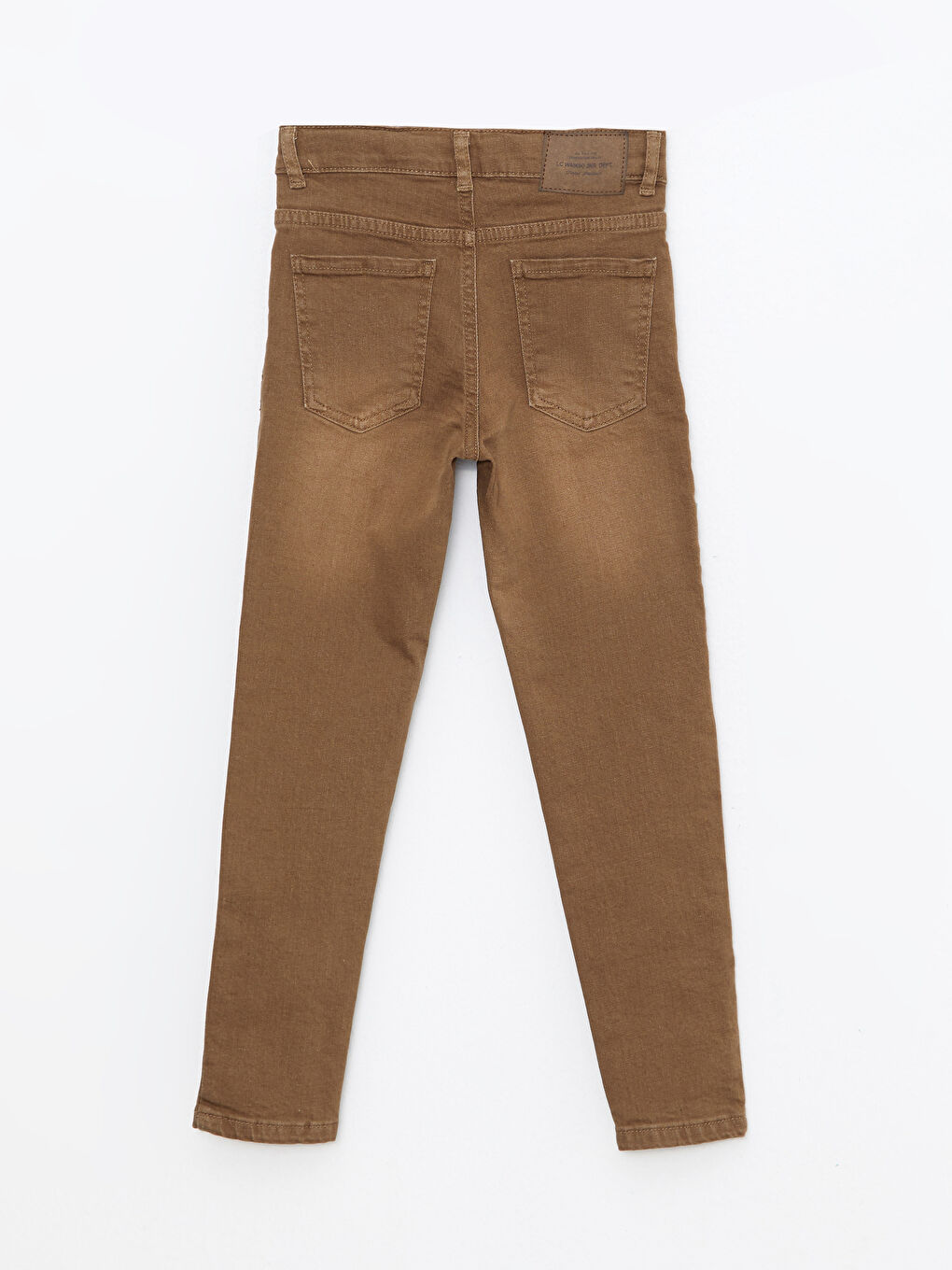 بنطلون أولاد جبردين سادة بقصة رفيعة-1