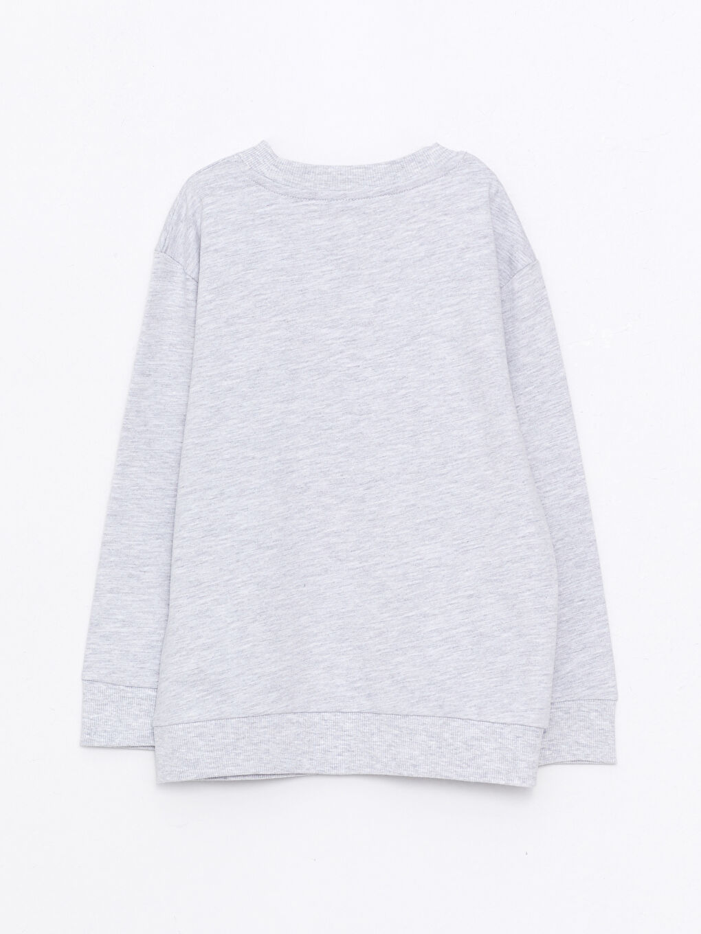 Crew Neck Printed Long Sleeve Boys' Sweatshirt-1