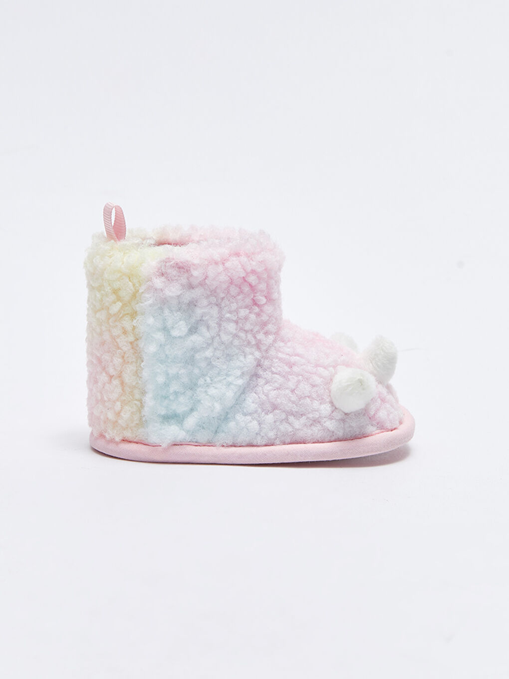 LCW STEPS 3D Applique Detailed Baby Girl Pre-Toddler Home Boots with Elastic Lacing -W23811Z1-SG0