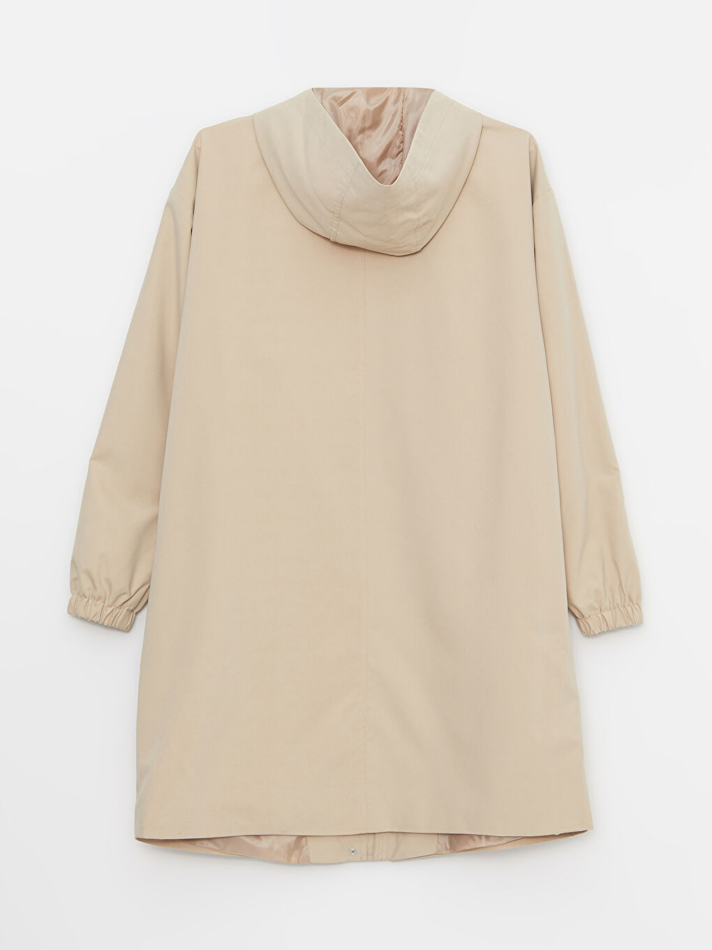 LCW Modest Women's Hooded Plain Coat -W23818Z8-S3X